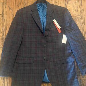 Perry Ellis Men's Tartan Plaid Sportsoat New w/tags